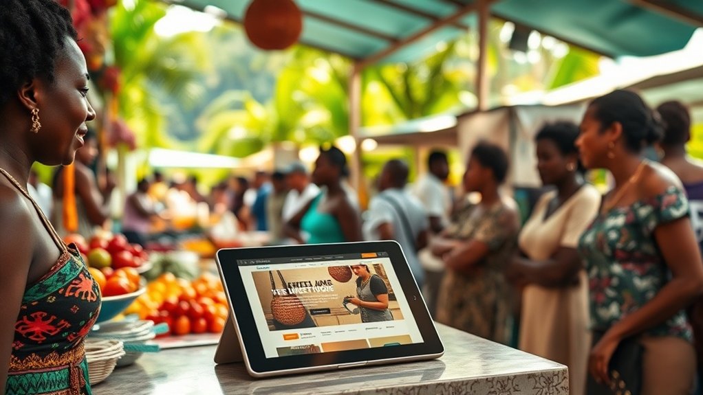 croissance du commerce électronique en Martinique