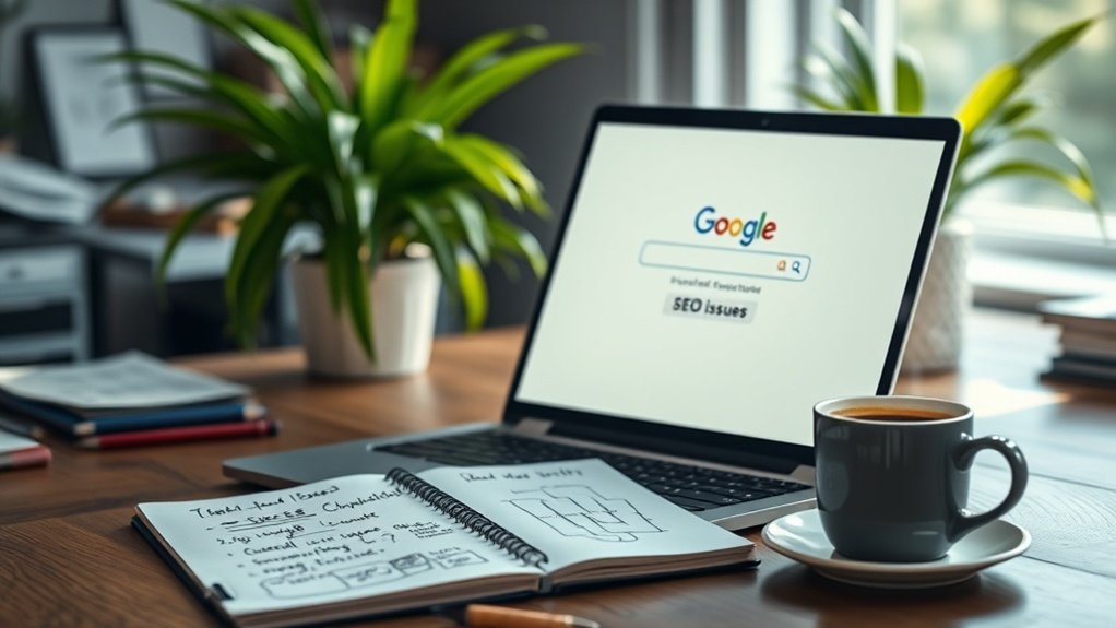 problèmes techniques impactant la visibilité